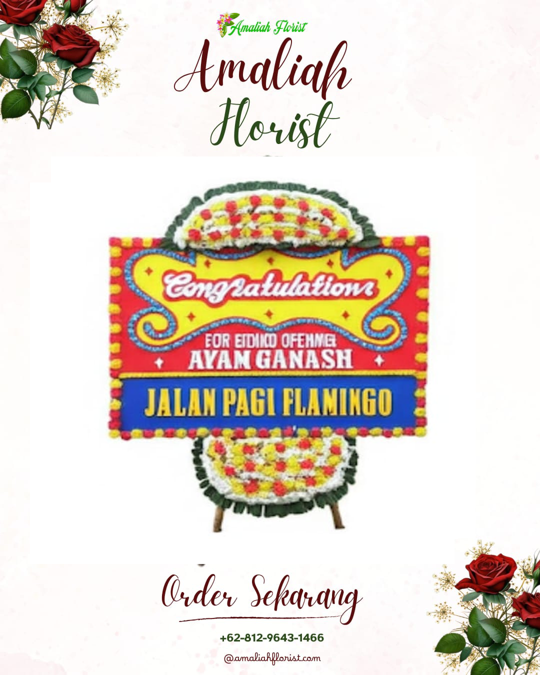Sewa Papan Bunga Kepulauan Sangihe